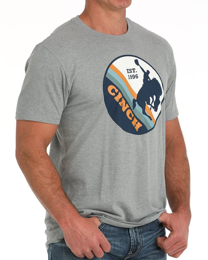 Men's Bucking Bronc Tee - Gray