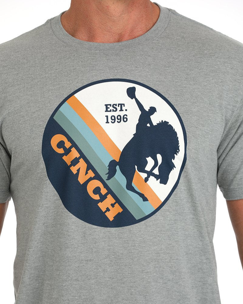 Men's Bucking Bronc Tee - Gray