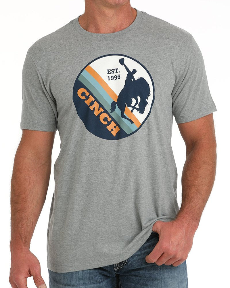 Men's Bucking Bronc Tee - Gray