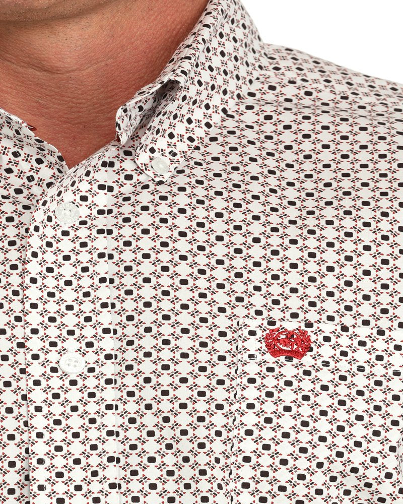 Men's Stretch Classic Fit Button-Down Western Shirt