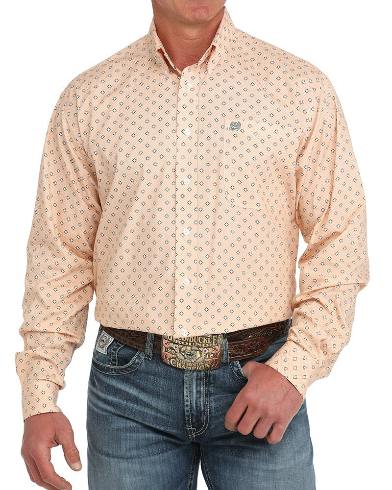 Men's Classic Fit Button-Down Western Shirt