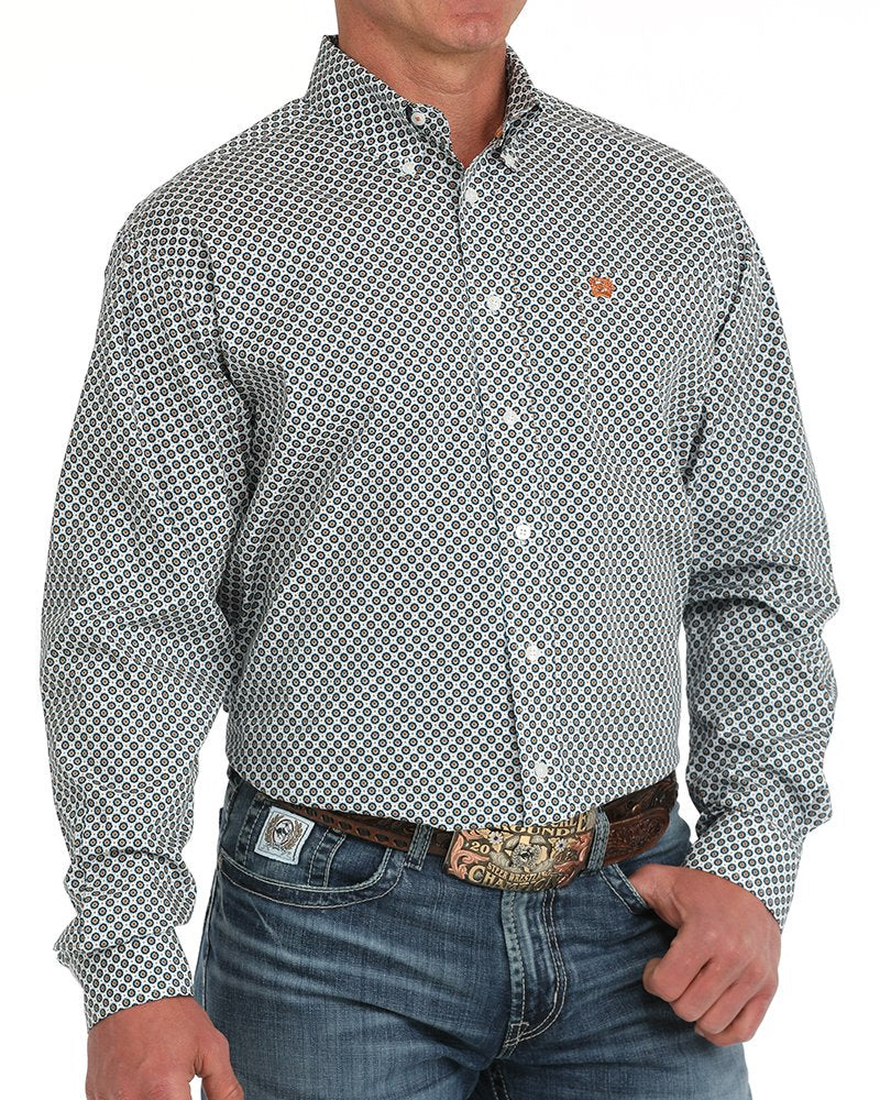 Men's Classic Fit Button-Down Western Shirt