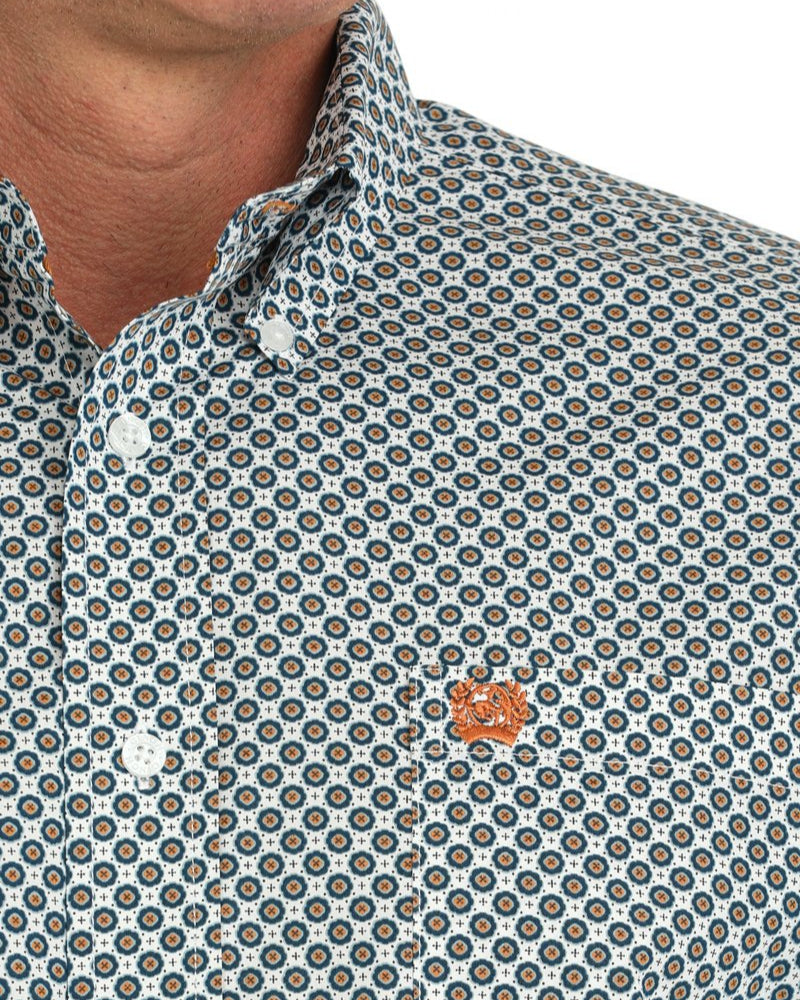 Men's Classic Fit Button-Down Western Shirt