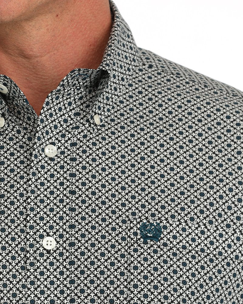 Men's Classic Fit Button-Down Western Shirt