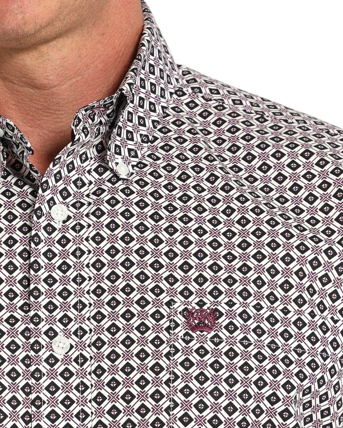 Men's Classic Fit Button-Down Western Shirt