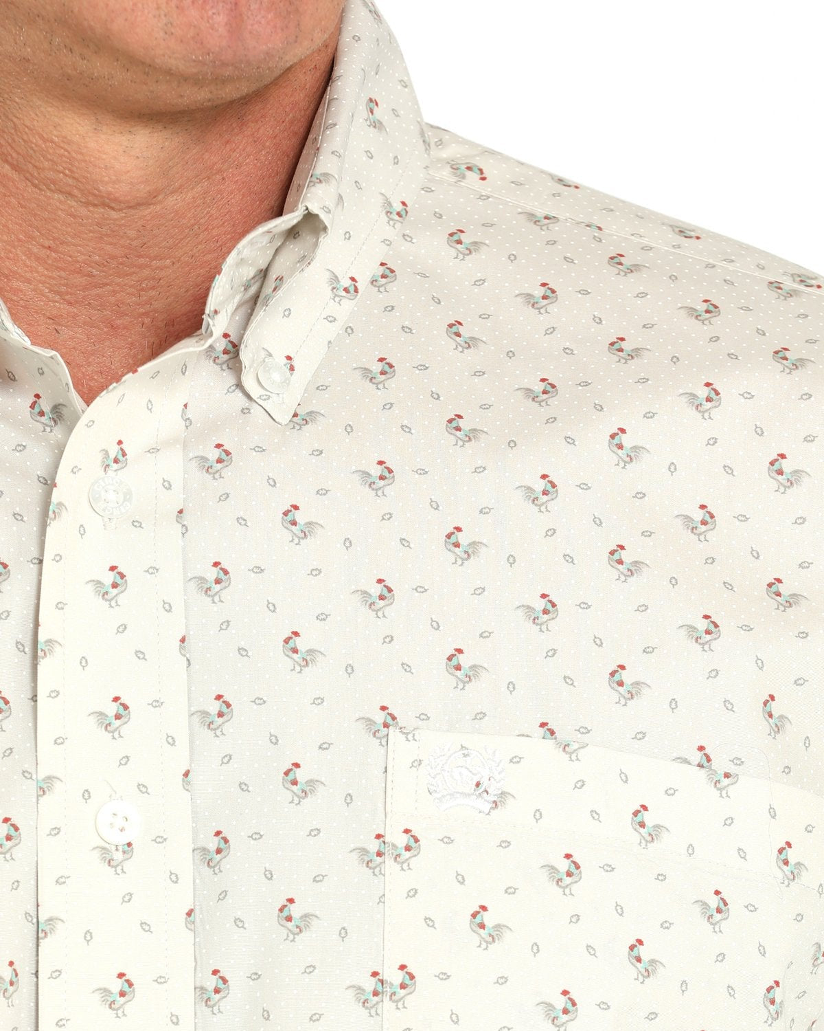 Men's Classic Fit Button-Down Western Shirt