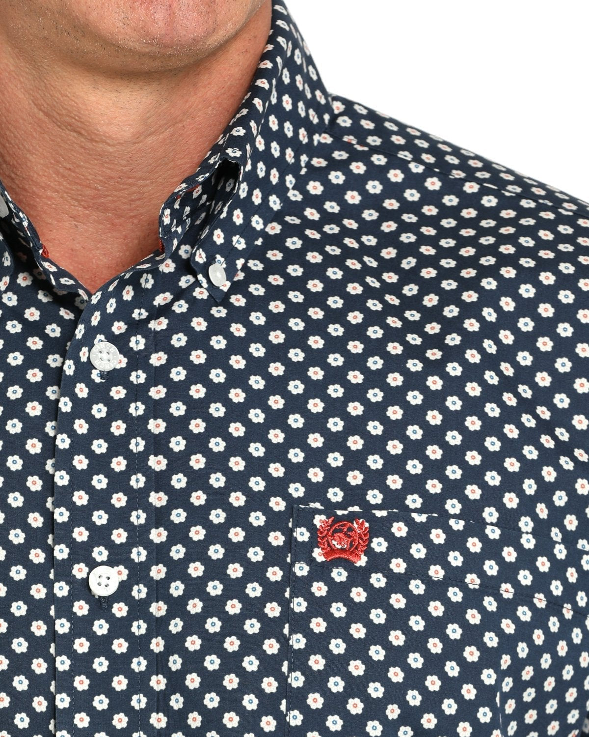 Men's Classic Fit Button-Down Western Shirt