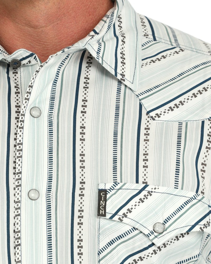 Men's Modern Fit Snap Front Western Shirt