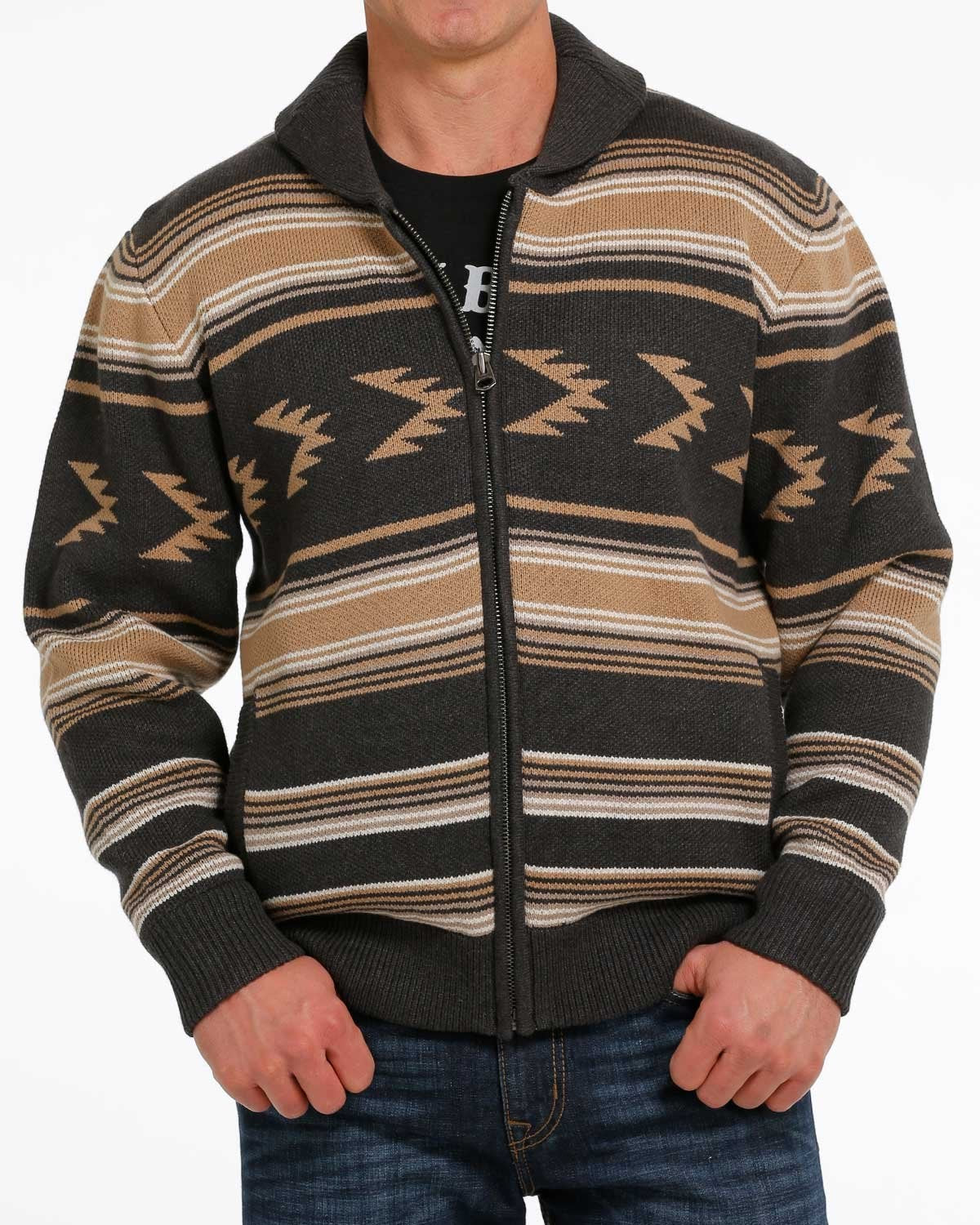 Men's Full Zip Sweater