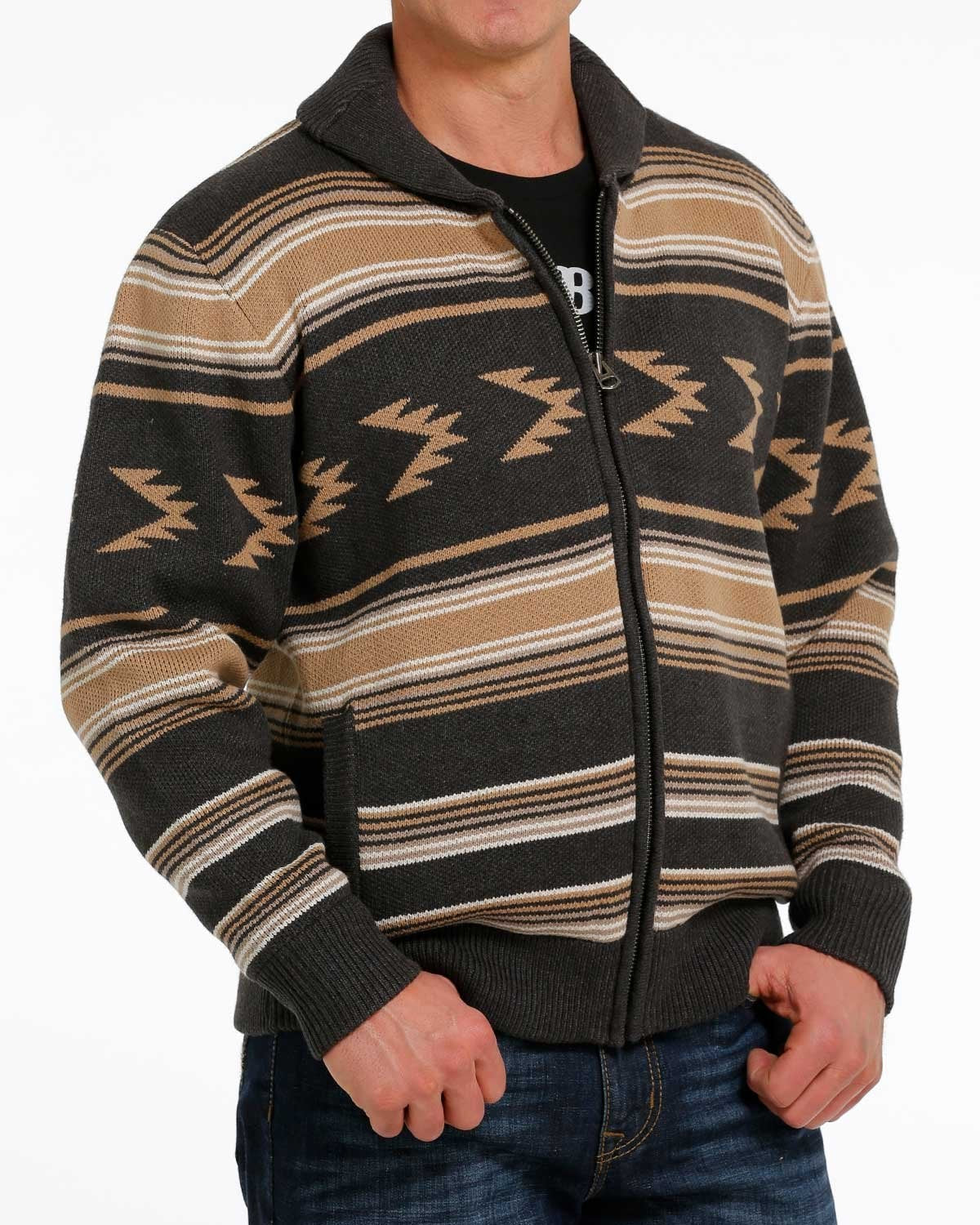 Men's Full Zip Sweater